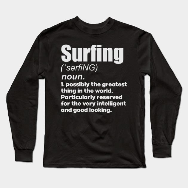 Surfing player Long Sleeve T-Shirt by SerenityByAlex